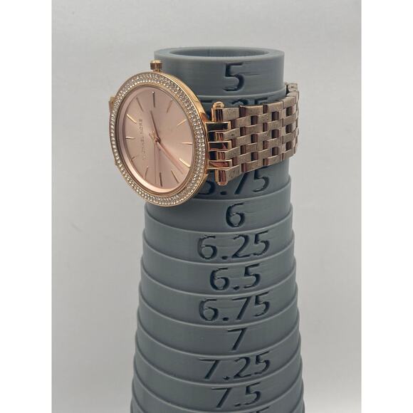 Michael Kors Women's Darci Rose Gold Tone Watch 39mm New Battery - Wrist 5.5 WR - Picture 10 of 10